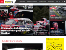 Tablet Screenshot of mundosportracing.com